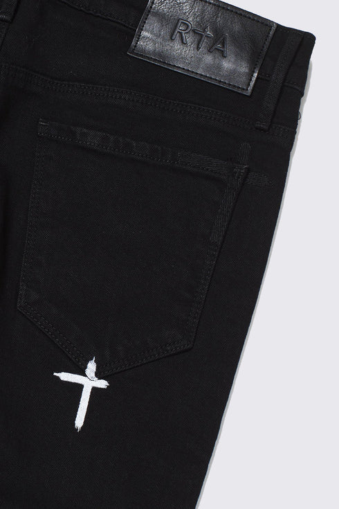 RTA Bryant Skinny (rip Print) Mens Apparel